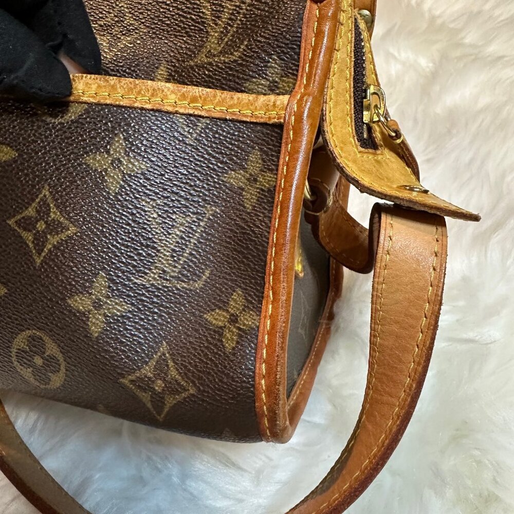 Louis Vuitton Monogram Canvas Crossbody Bag in Brown and Tan - Picture 15 of 16